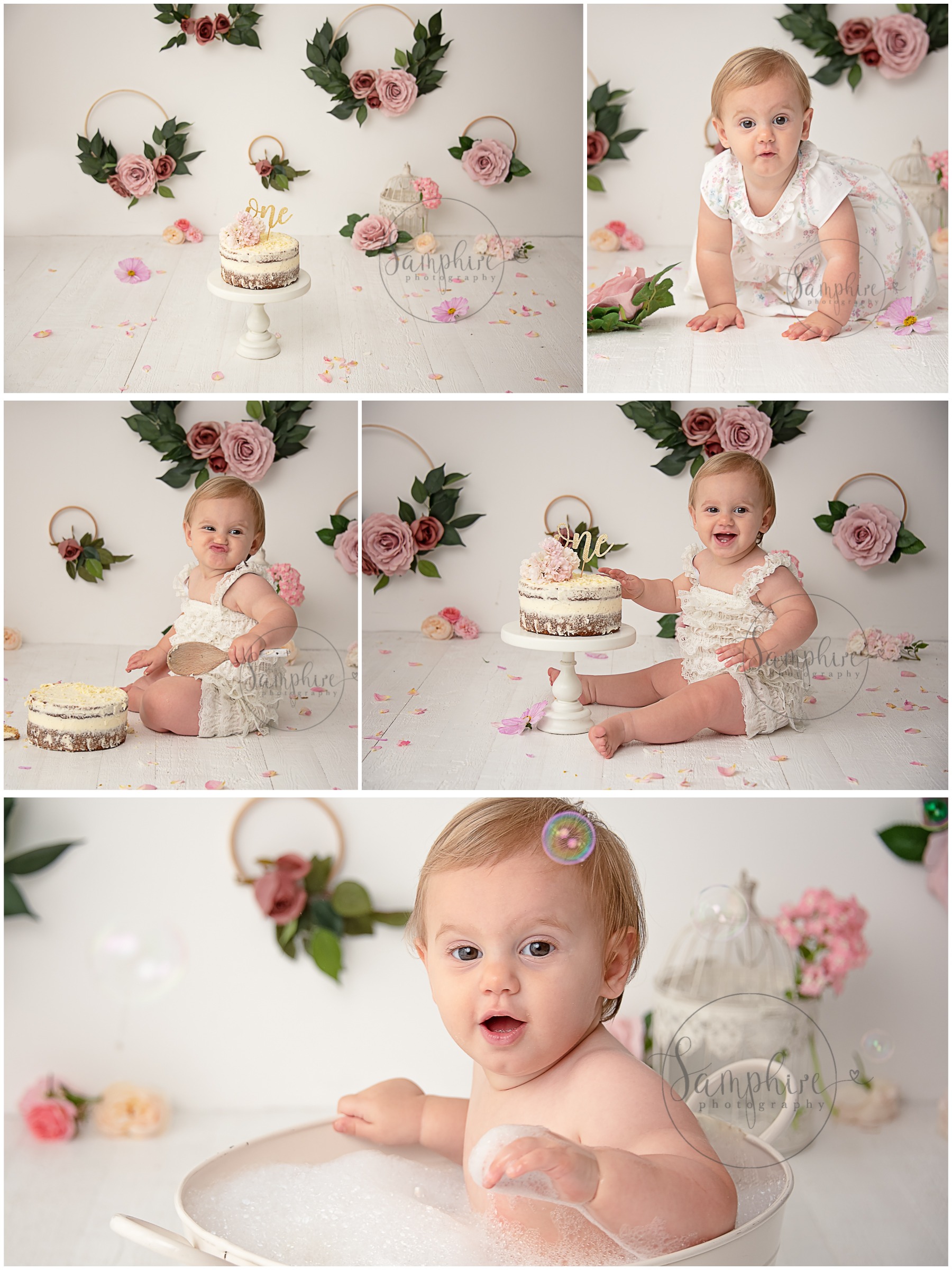 Cake smash near me by Samphire Photography Sussex