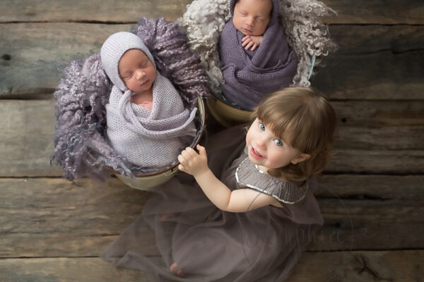 Bump to baby portraits sussex twins and sibling Samphire_Photography