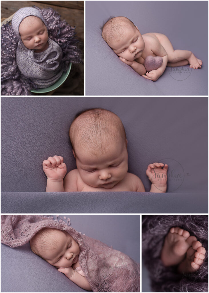 Samphire Photography newborn baby girl Horsham studio portraits