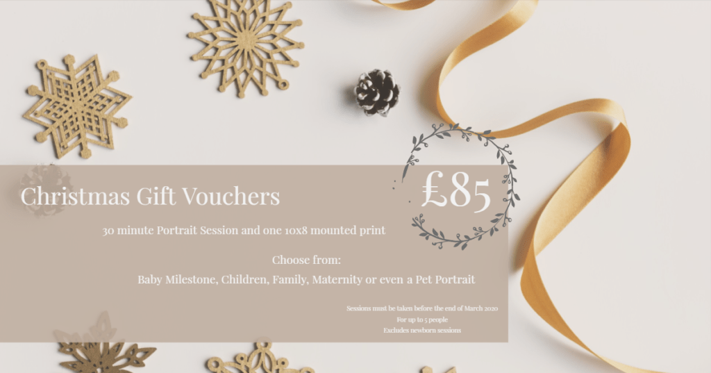 great Christmas gift ideas for newborns 2019 gift voucher great Christmas gift ideas for babies toddlers 2019 Samphire Photography