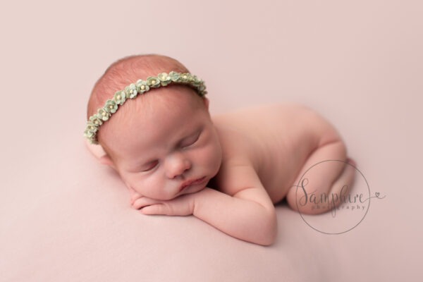 sleeping baby girl with Horsham Photographer Samphire Photography