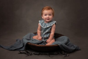 Experienced baby photographer horsham Sussex Samphire Photography girl milestone 2019