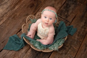 local baby photography Horsham milestone sitter Samphire Photography Sussex