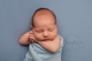 photograph your newborn baby at home boy blue Samphire Photography Sussex