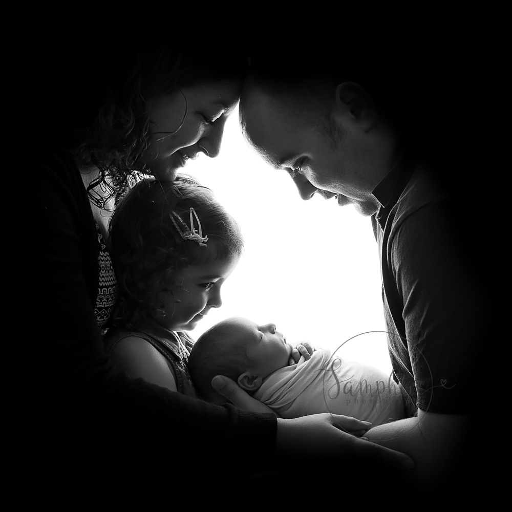 baby photographer Sussex newborn family portrait