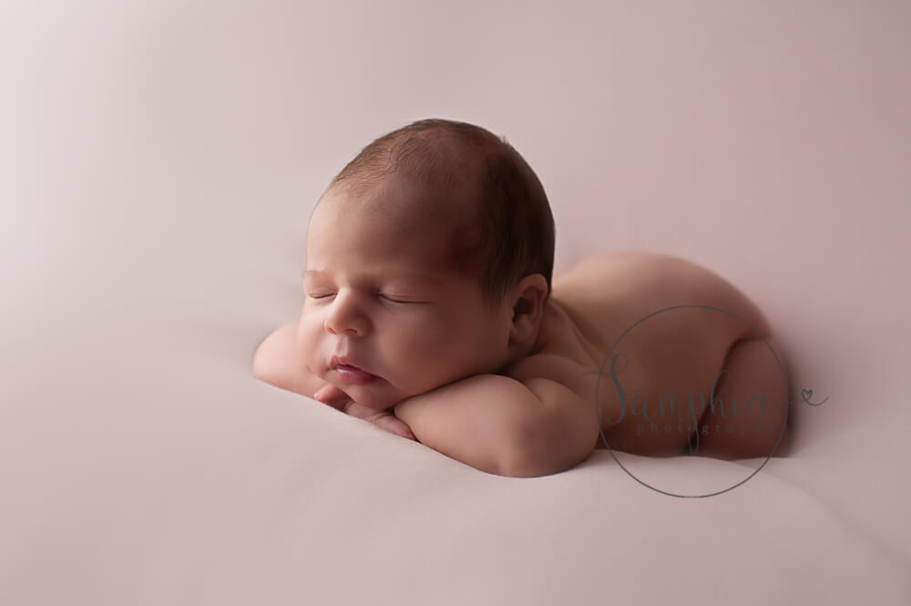 composite image of sleeping baby
