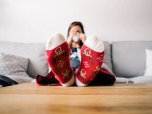 top tips for great photos Christmas socks