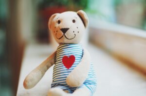 smiley teddy toy